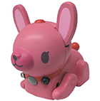 A pink rabbit Micro Pet-i.