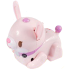 A light pink bunny Micro Pet-i.