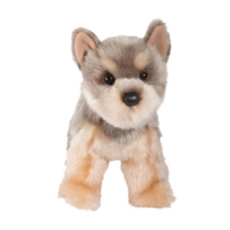 A cute yorkie plush.