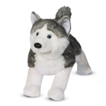A cute husky plush.