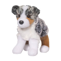 A cute australian shepherd plush.