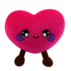 A pink heart plush.