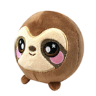 A round sloth plush.