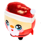 A squishy and round santa.