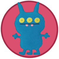 This three-eyed monster also has three legs!